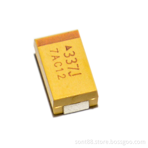 Solid Chip Tantalum Capacitor (TAJD337K006RNJ)